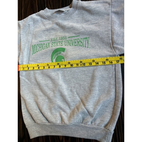 Vintage Michigan State Sweatshirt Youth Size Medium 10-12 College Wear USA 90s - Picture 4 of 6